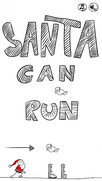 Play Running Santa - Offline  Special Offline Game as an online game Running Santa - Offline  Special Offline Game with UptoPlay