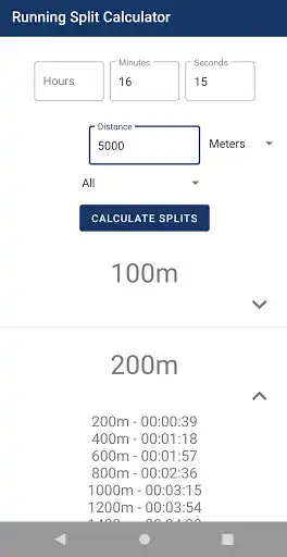 Play Running Split Calculator as an online game Running Split Calculator with UptoPlay