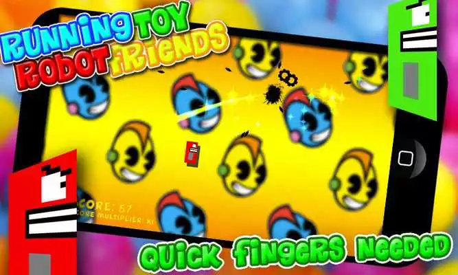 Play Running Toy Robot Friends