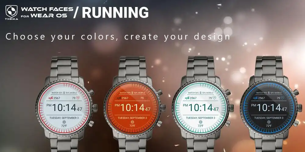 Play Running Watch Face as an online game Running Watch Face with UptoPlay