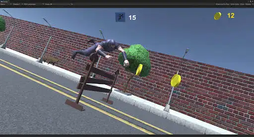 Play Running with parkour as an online game Running with parkour with UptoPlay