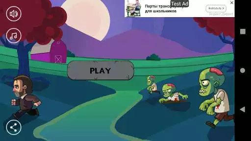 Play Running zombies as an online game Running zombies with UptoPlay