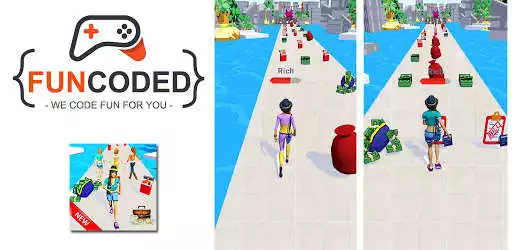 Play Run Rich Bridge Race 3D  and enjoy Run Rich Bridge Race 3D with UptoPlay