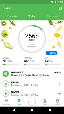 Play Runtastic Balance Calorie Calculator, Food Tracker