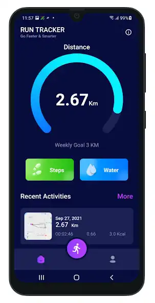 Play Run tracker, Water reminder as an online game Run tracker, Water reminder with UptoPlay