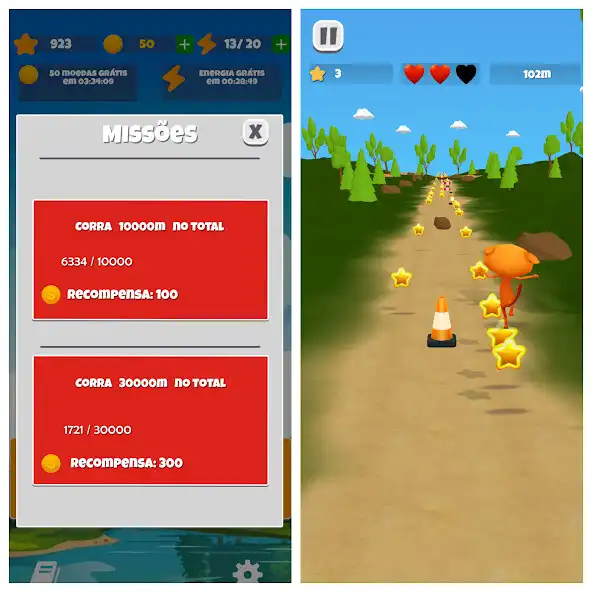 Play Run Trail as an online game Run Trail with UptoPlay