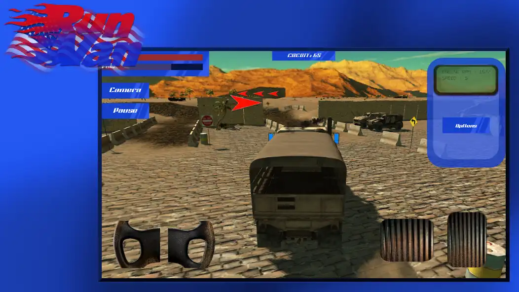 Play Run Van as an online game Run Van with UptoPlay
