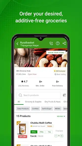 Play RuralBasket - Grocery Delivery as an online game RuralBasket - Grocery Delivery with UptoPlay