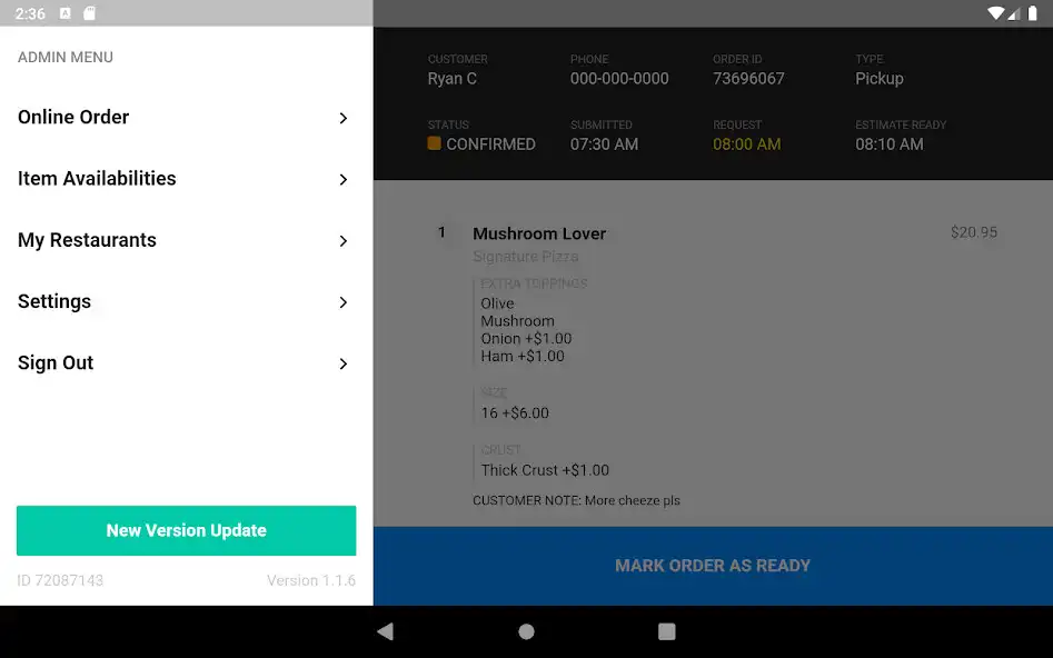 Play Rushable Order as an online game Rushable Order with UptoPlay