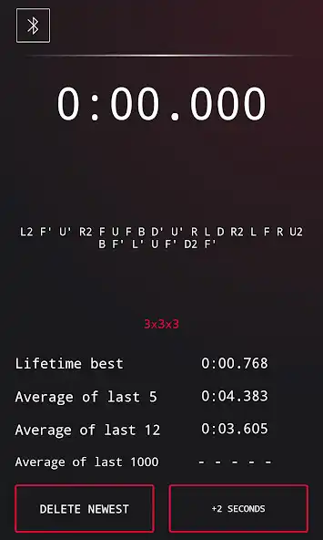 Play Rush - Cube timer (Speed Cube) as an online game Rush - Cube timer (Speed Cube) with UptoPlay