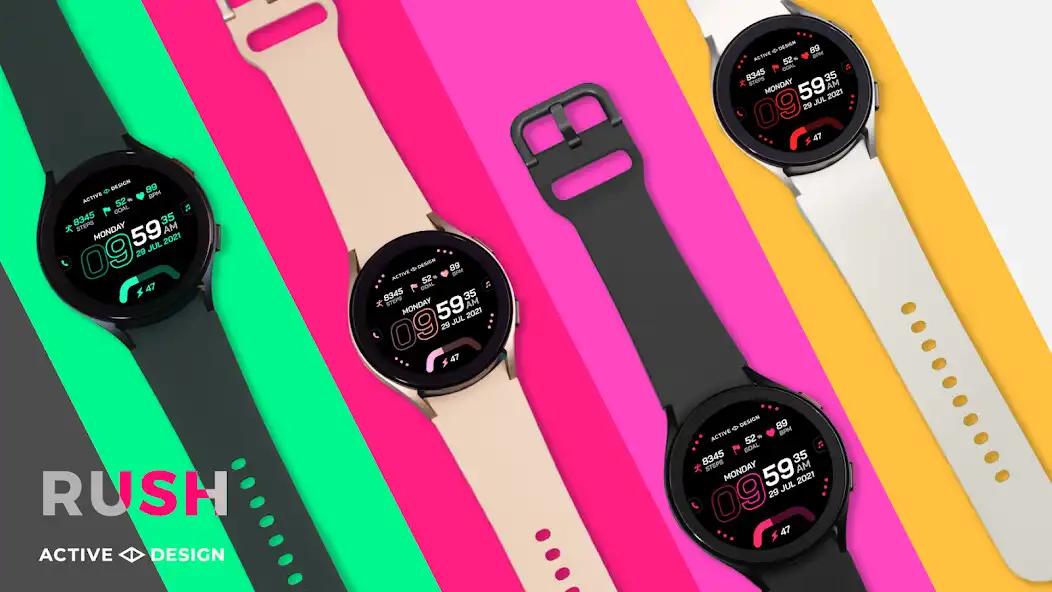 Play Rush: Digital Watch Face as an online game Rush: Digital Watch Face with UptoPlay