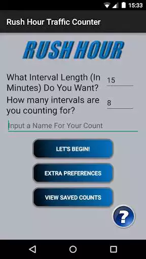 Play APK Rush Hour Traffic Counter 2.0  and enjoy Rush Hour Traffic Counter 2.0 with UptoPlay com.matthewbelson.rushhourTrafficCounter2