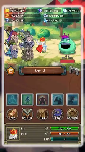 Play Rush Rush King -Idle RPG- as an online game Rush Rush King -Idle RPG- with UptoPlay