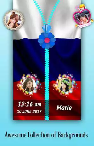 Play Russia Flag Zipper Lock Screen  and enjoy Russia Flag Zipper Lock Screen with UptoPlay