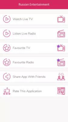 Play Russian TV Live and FM Radio Stations