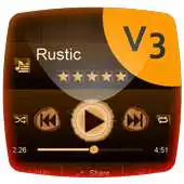 Free play online Rustic Music Player Theme APK