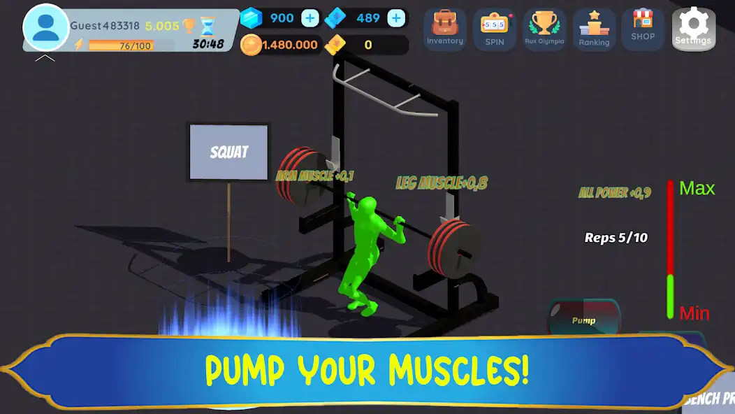 Play Rux Gym as an online game Rux Gym with UptoPlay