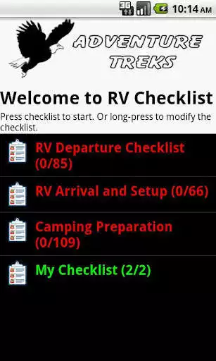 Play RV Checklist as an online game RV Checklist with UptoPlay