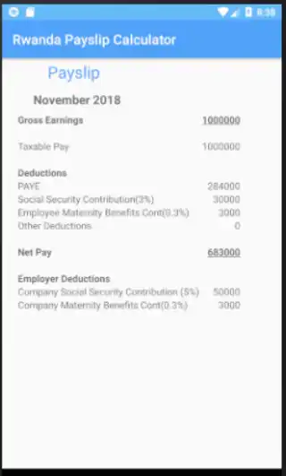 Play Rwanda Payslip Calculator as an online game Rwanda Payslip Calculator with UptoPlay