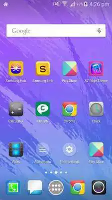 Play S7 Edge Plus launcher theme