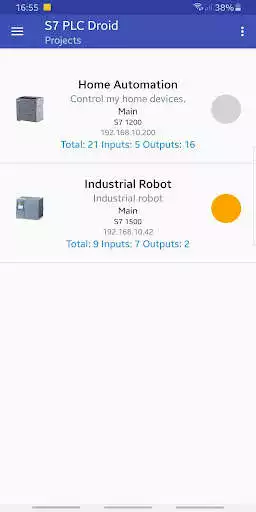 Play S7 PLC Droid (Light) as an online game S7 PLC Droid (Light) with UptoPlay