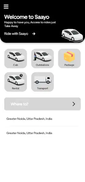 Play Saayo - Safe  Affordable Ride as an online game Saayo - Safe  Affordable Ride with UptoPlay