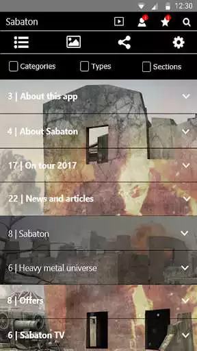 Play Sabaton Official App