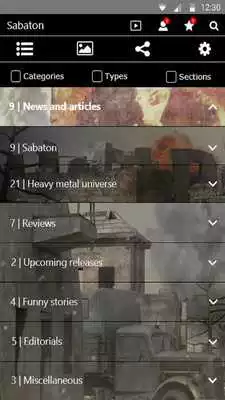 Play Sabaton Official App