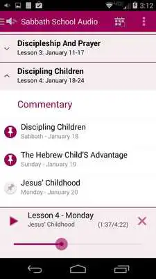 Play Sabbath School Audio
