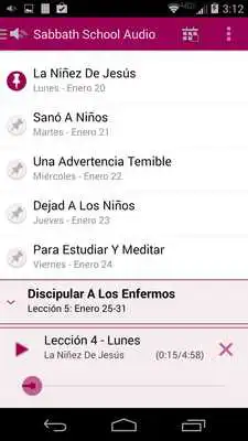 Play Sabbath School Audio