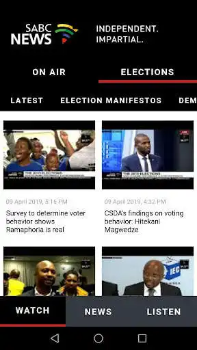 Play SABC News  and enjoy SABC News with UptoPlay