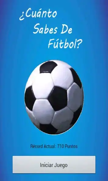 Play ¿Sabes de Fútbol?  and enjoy ¿Sabes de Fútbol? with UptoPlay