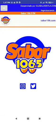 Play SABOR 106.5 FM  and enjoy SABOR 106.5 FM with UptoPlay