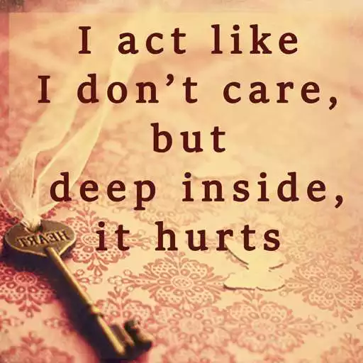 Free play online Sad Broken Heart Quotes Wallpaper  APK