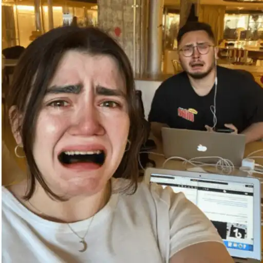 Play Sad Crying Filter sticker snap APK