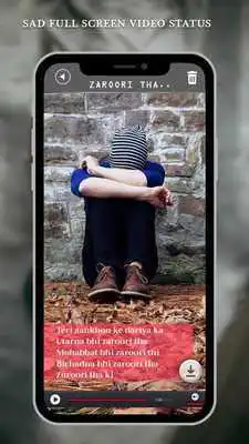 Play Sad Full Screen Video Status - Lyrical Videos