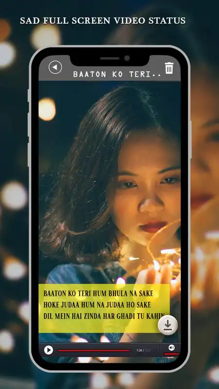 Play Sad Full Screen Video Status - Lyrical Videos