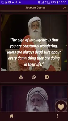 Play Sadhguru Quotes - Inspirational Quotes as an online game Sadhguru Quotes - Inspirational Quotes with UptoPlay