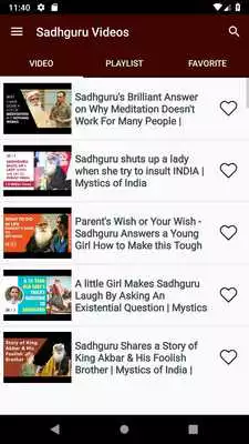 Play Sadhguru Videos