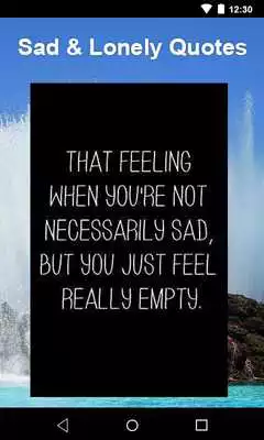 Play Sad  Lonely Quotes