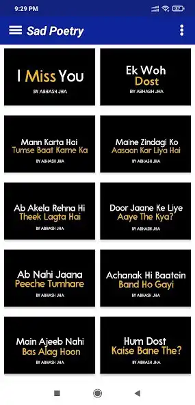 Play Sad Poetry - Best Poetry Ever   and enjoy Sad Poetry - Best Poetry Ever  with UptoPlay