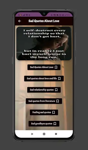 Play Sad Quotes About Love  and enjoy Sad Quotes About Love with UptoPlay