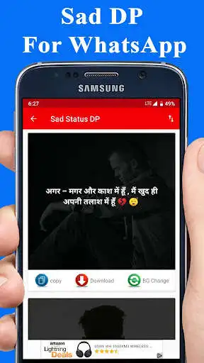 Play Sad Status Hindi 2020 as an online game Sad Status Hindi 2020 with UptoPlay