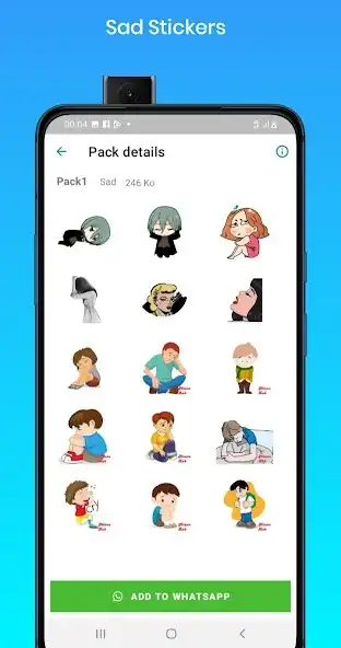 Play Sad Sticker for WhatsApp  and enjoy Sad Sticker for WhatsApp with UptoPlay