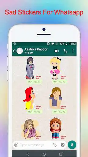 Play Sad Stickers For Whatsapp as an online game Sad Stickers For Whatsapp with UptoPlay