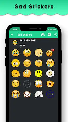 Play Sad Stickers for Whatsapp - Sorry WAStickerApps as an online game Sad Stickers for Whatsapp - Sorry WAStickerApps with UptoPlay