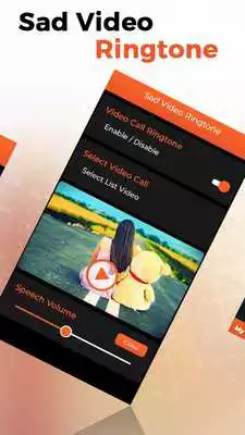 Play Sad Video Ringtone for Incoming Call