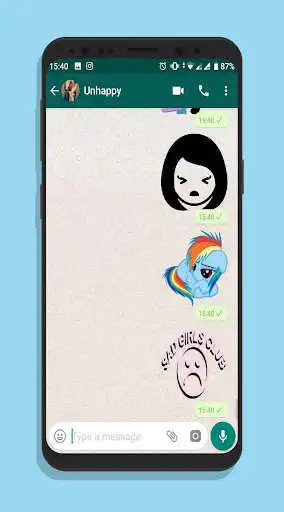 Play SAD wastickers stickers chat autocallants as an online game SAD wastickers stickers chat autocallants with UptoPlay