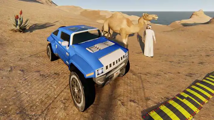 Play Safari Desert Stunts Monster Truck Camel Race