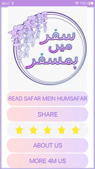 Play Safar main Hamsafer urdu novel  and enjoy Safar main Hamsafer urdu novel with UptoPlay